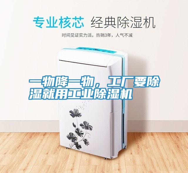 一物降一物，工廠要除濕就用工業除濕機