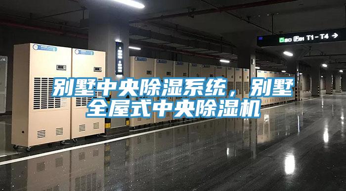 別墅中央除濕系統，別墅全屋式中央除濕機