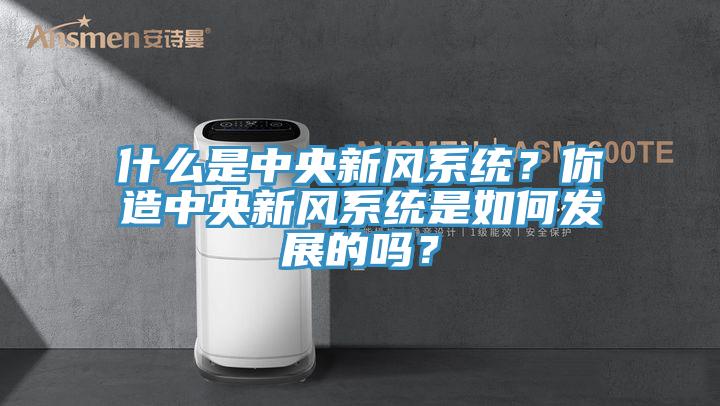 什么是中央新風(fēng)系統(tǒng)？你造中央新風(fēng)系統(tǒng)是如何發(fā)展的嗎？