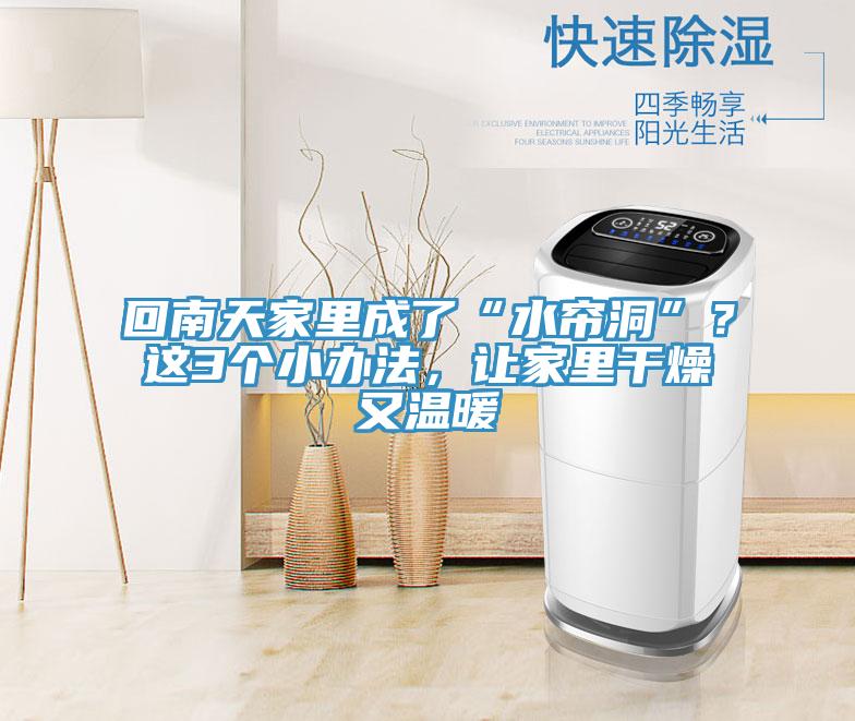 回南天家里成了“水簾洞”？這3個小辦法，讓家里干燥又溫暖
