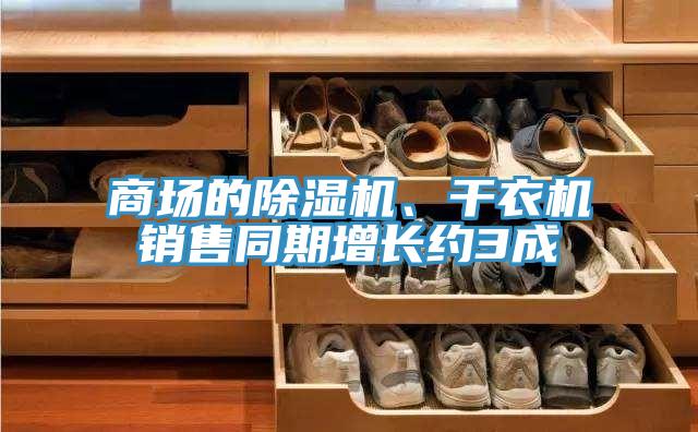 商場(chǎng)的除濕機(jī)、干衣機(jī)銷售同期增長(zhǎng)約3成
