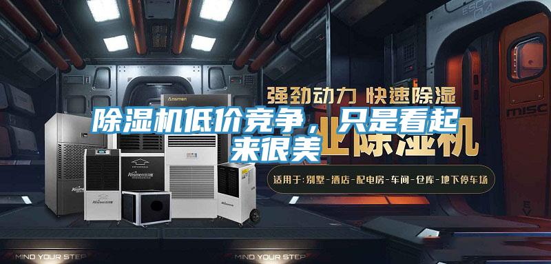 除濕機低價競爭，只是看起來很美