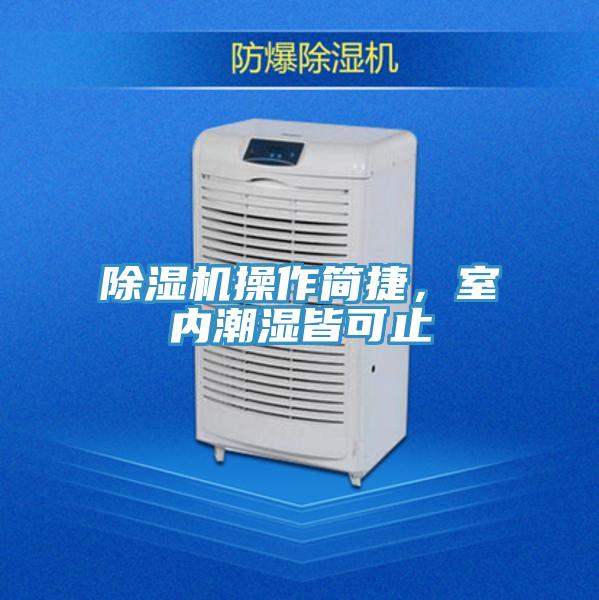 除濕機(jī)操作簡(jiǎn)捷，室內(nèi)潮濕皆可止