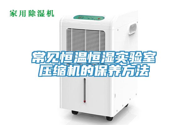 常見(jiàn)恒溫恒濕實(shí)驗(yàn)室壓縮機(jī)的保養(yǎng)方法