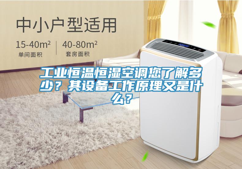 工業恒溫恒濕空調您了解多少？其設備工作原理又是什么？