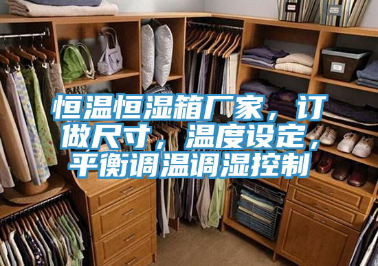 恒溫恒濕箱廠家，訂做尺寸，溫度設定，平衡調溫調濕控制