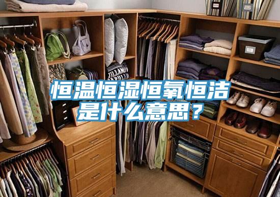 恒溫恒濕恒氧恒潔是什么意思？
