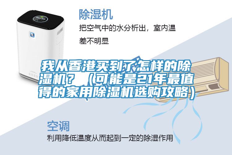 我從香港買到了怎樣的除濕機？（可能是21年最值得的家用除濕機選購攻略）