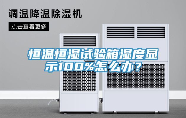 恒溫恒濕試驗(yàn)箱濕度顯示100%怎么辦？