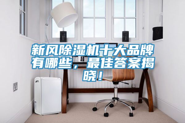 新風除濕機十大品牌有哪些，最佳答案揭曉！