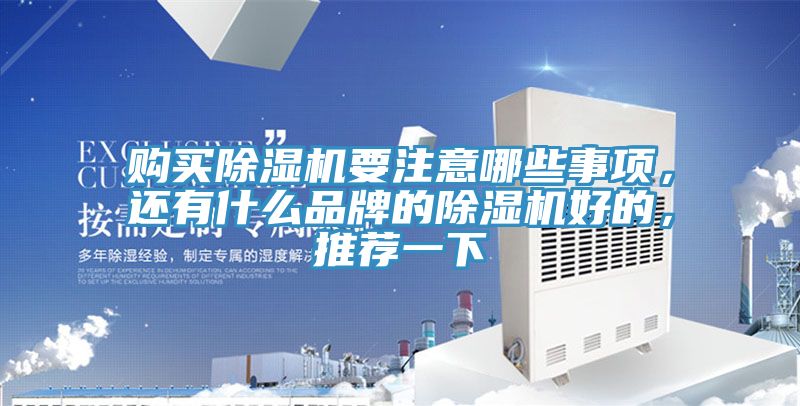 購(gòu)買(mǎi)除濕機(jī)要注意哪些事項(xiàng)，還有什么品牌的除濕機(jī)好的，推薦一下