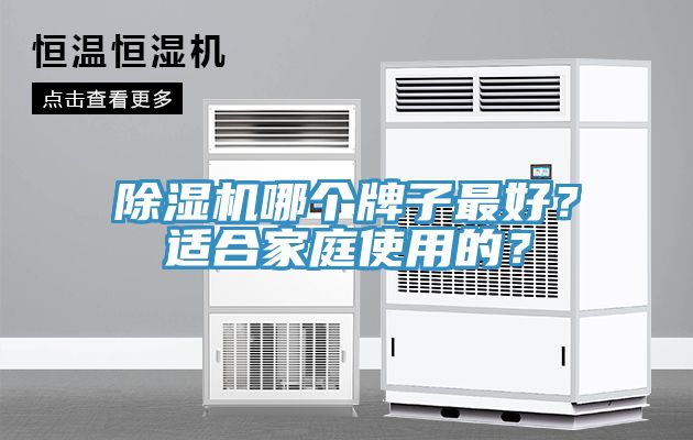 除濕機(jī)哪個(gè)牌子最好？適合家庭使用的？