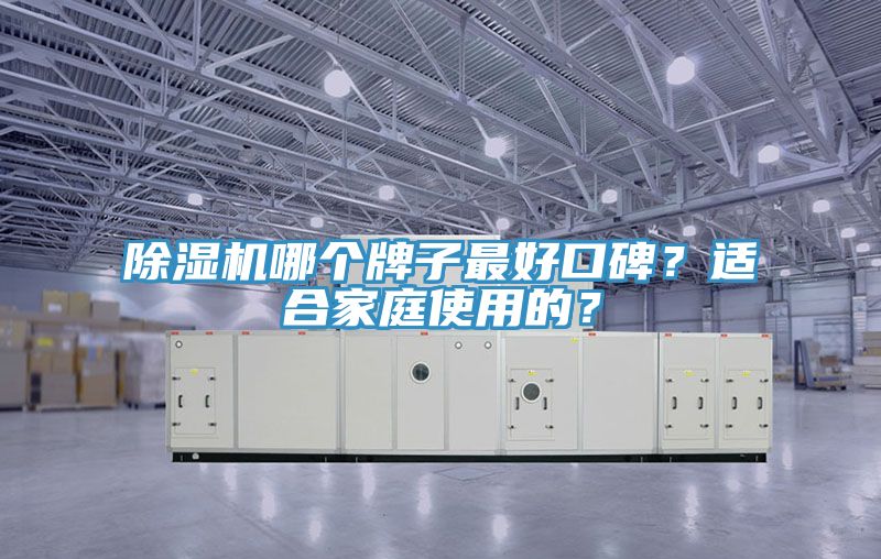 除濕機(jī)哪個(gè)牌子最好口碑？適合家庭使用的？