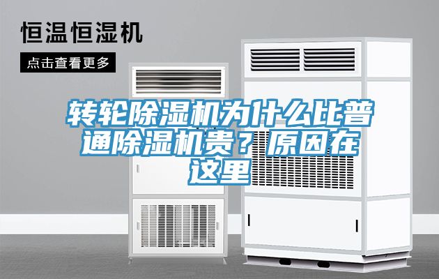 轉輪除濕機為什么比普通除濕機貴？原因在這里